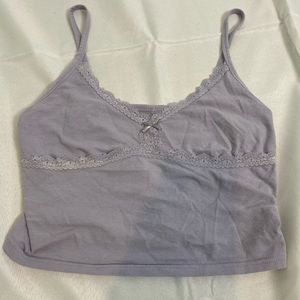 Lavender, cropped, tank top💟